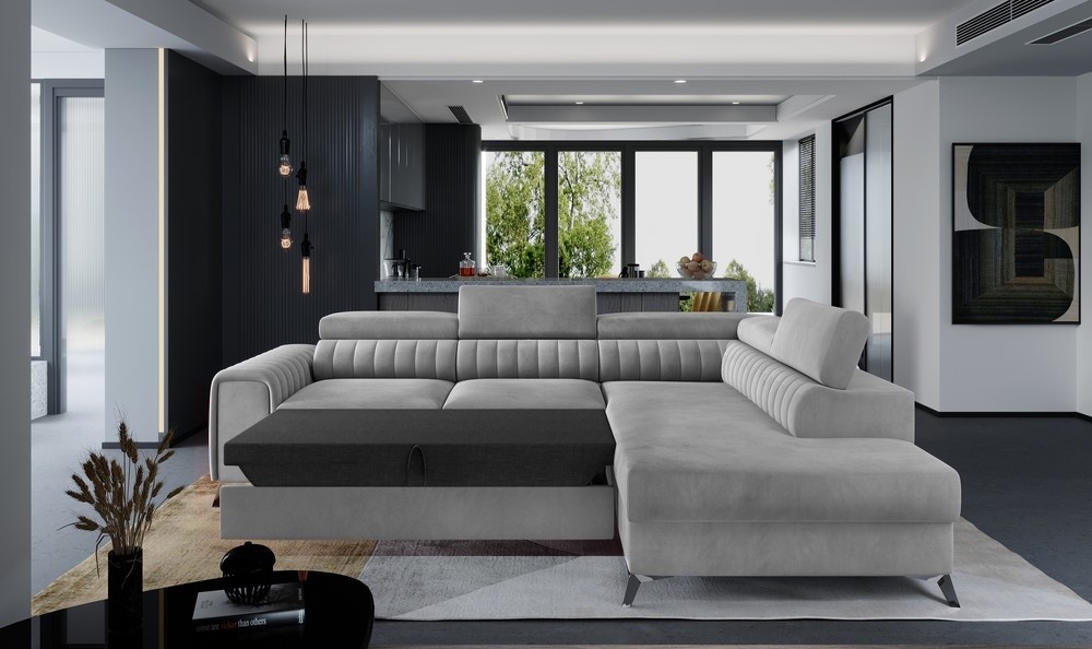 LAURENCE SOFABED RH- GREY