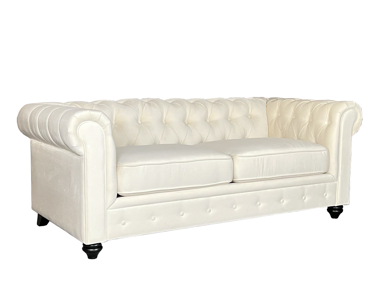 CHESTERFIELD 3+2 FABRIC - CREAM