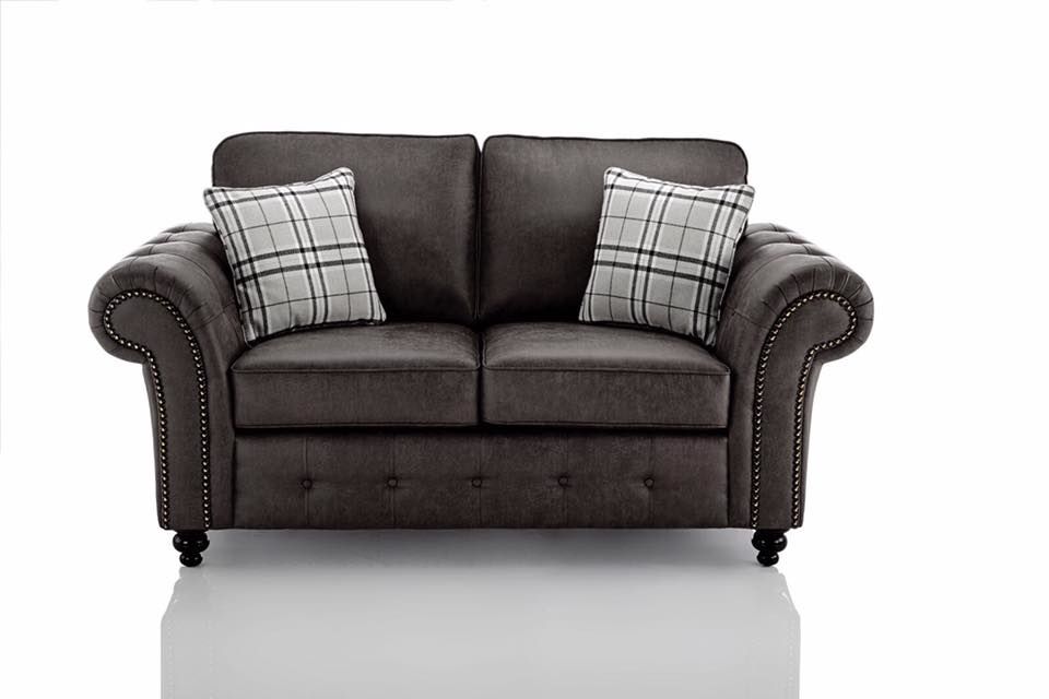 OAKLAND 3+2 NEVADA FABRIC SOFA-CHARCOAL