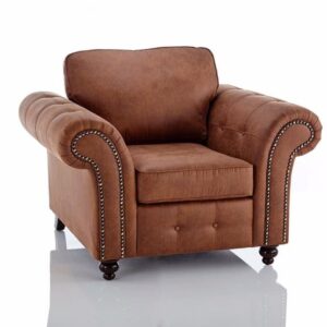 OAKLAND NEVADA FABRIC ARMCHAIR-TAN